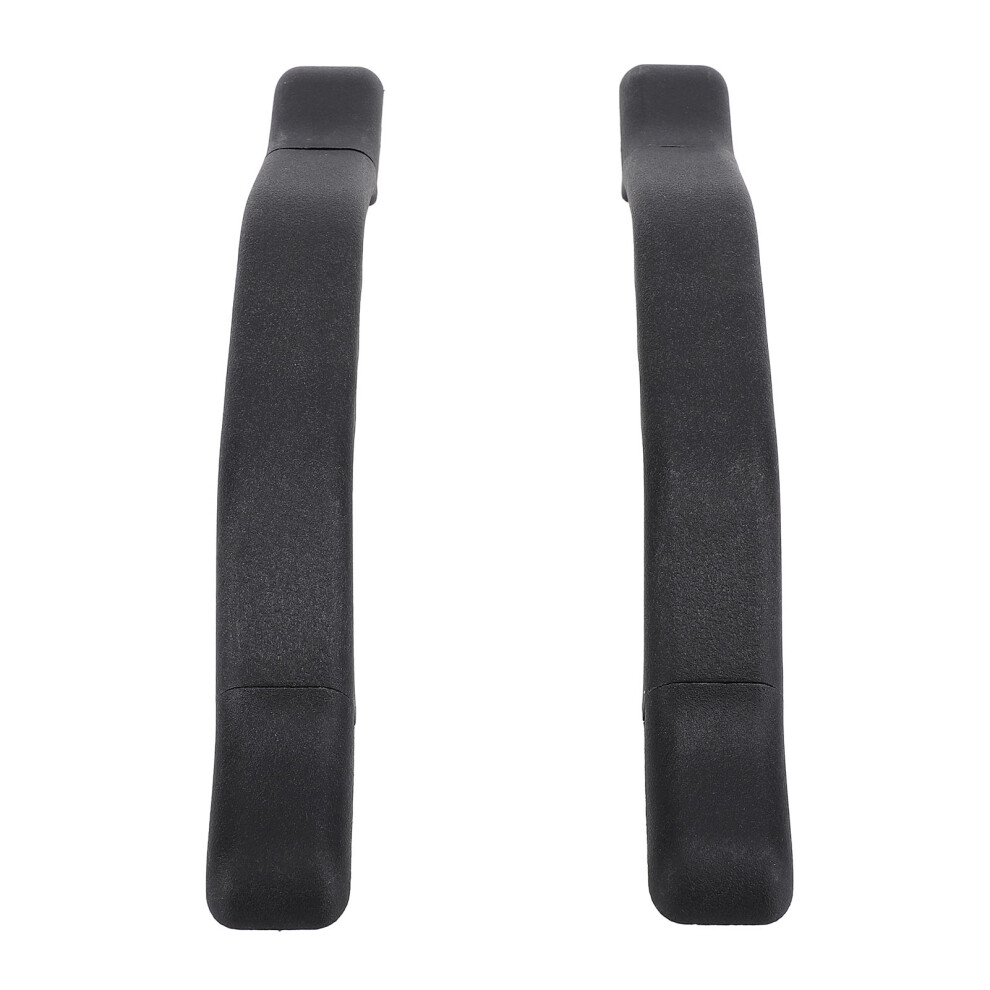 Black 2Pcs Nylon Rv Door Grab Handles, 232Mm For Travel Trailers, Toilets