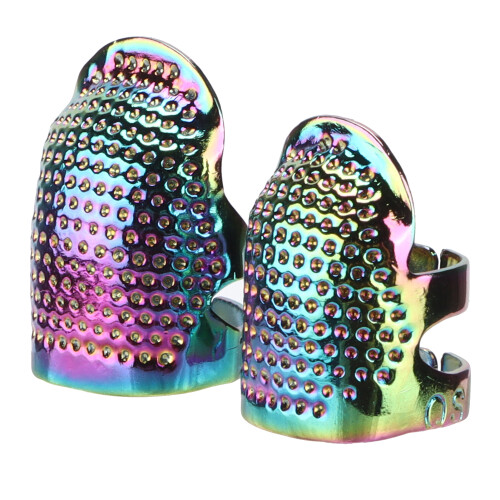 Thimble Metal Retro Sewing Thimbles Adjustable