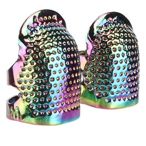 Thimble Metal Retro Sewing Thimbles Adjustable 2