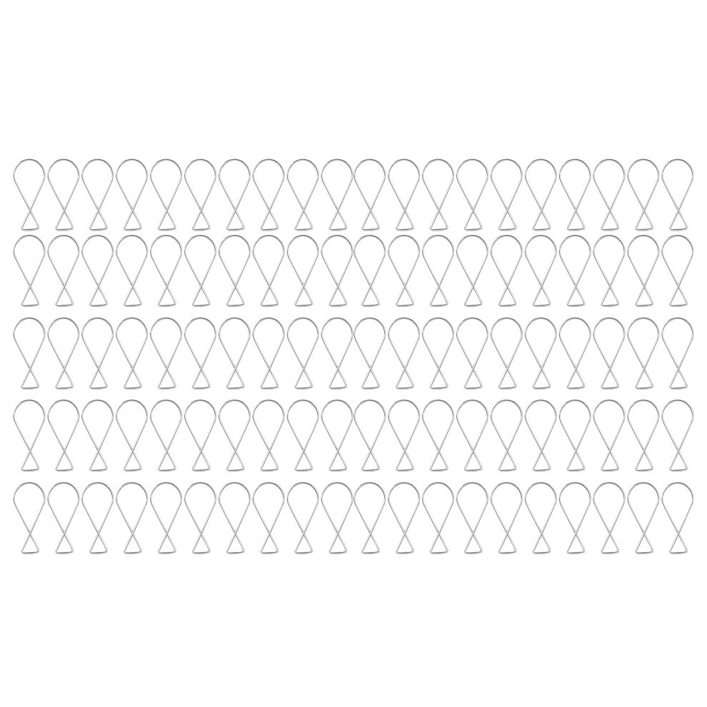 100Pcs Hanging Hook Galvanized Steel Automatic 9121376022708