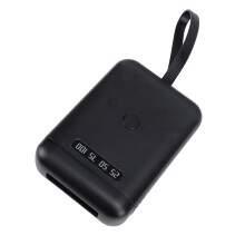 Handheld Hair Extension 405nm UV Light 5000mAh Battery Black