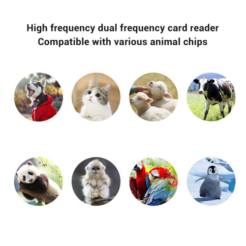 Pet Chip Scanner 134.2KHZ, 128 Data Storage, ABS, Built-in Battery 2