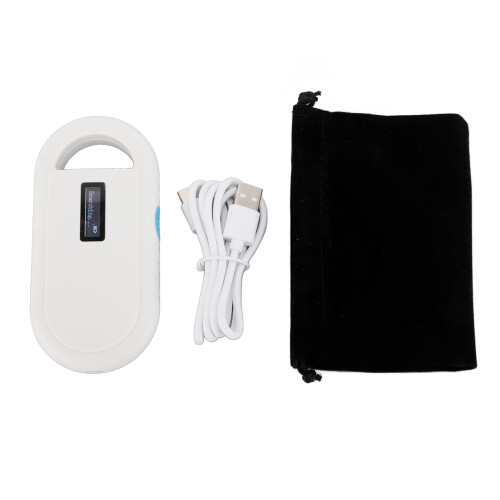 Pet Chip Scanner 134.2KHZ, 128 Data Storage, ABS, Built-in Battery 1
