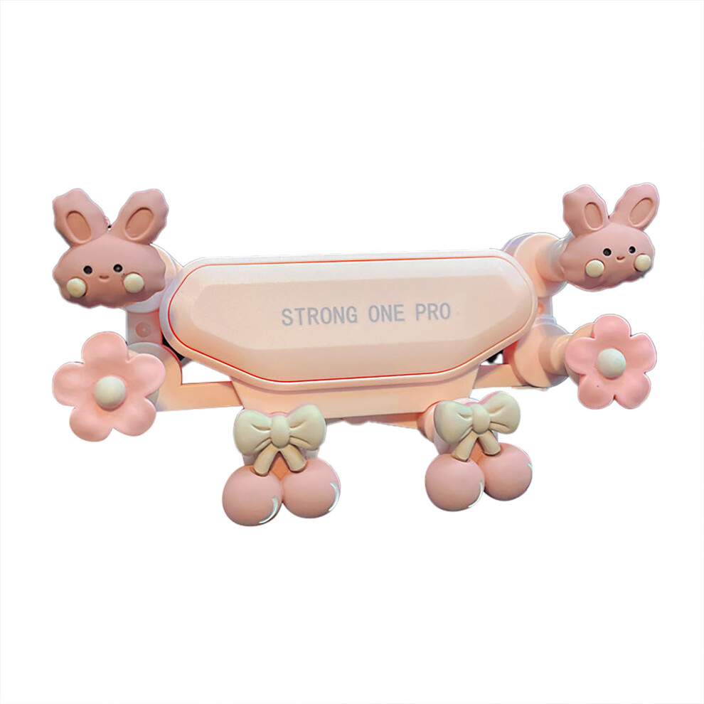 Cute Phone Mount Shockproof Low Noise Flexible Pink 9121376023262