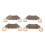4Pcs Brake Pad Set Metal Ceramic AM141182 for John 1