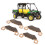 4Pcs Brake Pad Set Metal Ceramic AM141182 for John 12