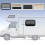 RV Window L700 H400mm with Screen Sunshade Double 12