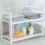 Adjustable Under Sink Organizer 2 Tiers, Large Capacity, White 7