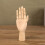 Modelo de mano de madera, mano derecha, dedos flexibles 4