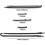 LED Floor Lamp with Adjustable Brightness and Dimmer Modern Design Grey 5