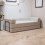 (Camel, 203cm) Modern Sofa Bed - No Assembly 3