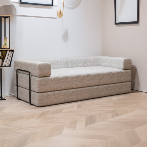 (Camel, 203cm) Modern Sofa Bed - No Assembly 2