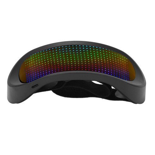 LED Light Up Glasses 12x36 Pixels, 4 Modes, APP Control, BT, Frameless