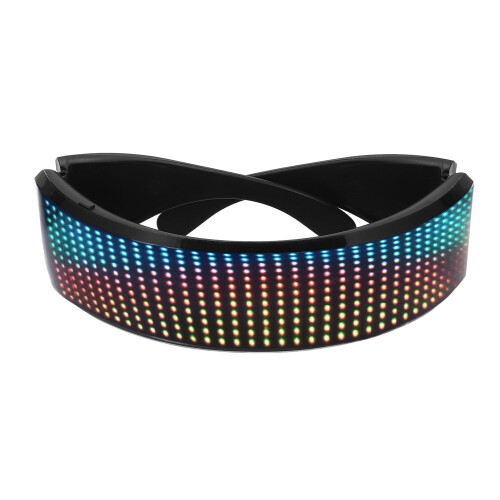 Bluetooth LED Glasses RGB Customizable APP Controlled for Parties & Festivals