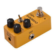 Pédale Overdrive ZORY 9V 9,5x4,2x3 cm Jaune