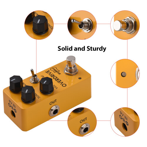 ZORY Pedale Overdrive Giallo 1