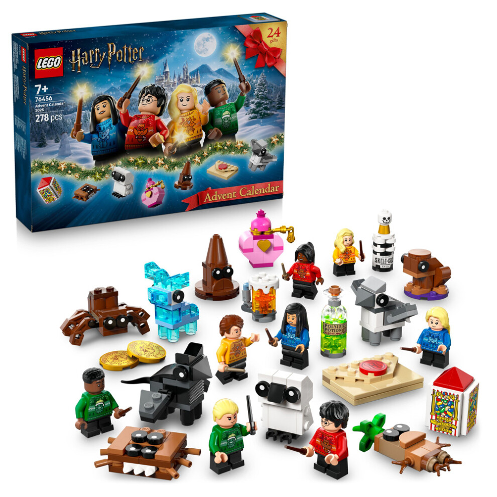 Lego Harry Potter 76456 Advent Calendar 2025 Age 7+ 278Pcs - Building Set