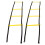 2PCS Agility Training Ladder PP and Nylon With 9