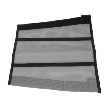 4 Stück atmungsaktive Mesh-Pferdebeinlinge - Schwarz, 47 x 37 x 37 cm