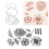 TPR Flower Pattern Transparent Seal DIY Scrapbook 12