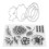 TPR Flower Pattern Transparent Seal DIY Scrapbook 4