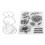 TPR Flower Pattern Transparent Seal DIY Scrapbook 8