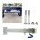 Trailer Jack Telescoping 460‑680mm 1000kg Load 12