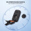 Portable Clip-On Guitar Tuner with Backlight LCD, Foldable Clip, 6.5cm 8