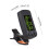 Portable Clip-On Guitar Tuner with Backlight LCD, Foldable Clip, 6.5cm 3