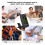 Portable Clip-On Guitar Tuner with Backlight LCD, Foldable Clip, 6.5cm 5
