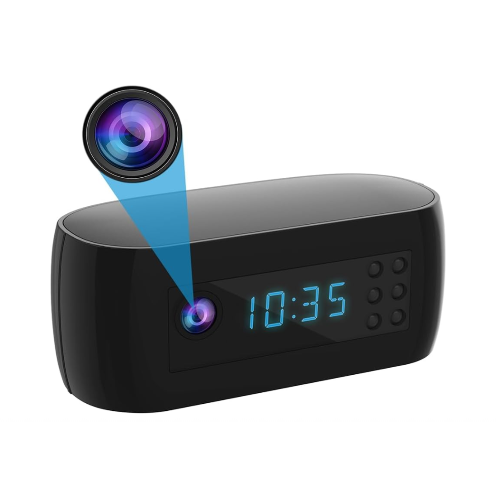 Mini Wifi Camera Clock Full Hd 1080P Wireless Control Ir Night Vision 4763517330850