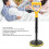 Adjustable Aluminum Mobility Aid for Elderly & Disabled - 600lb Capacity, Non-Slip Base, Versatile Standing Support 4