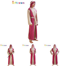 Comfortable Prince Arabian Costume For Men Durable Polyester Fabric For Halloween Stage And Events