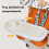Universal Stroller Snack Tray White, Detachable, 42.5x21cm 10