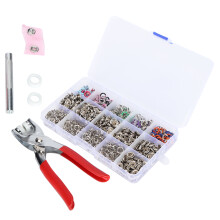 Ensemble de boutons-pression métalliques pour la couture et les loisirs créatifs, boutons-pression creux en métal écologique avec pince,