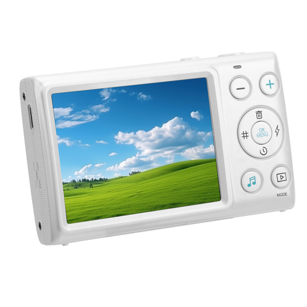 4K 64Mp Vlogging Camera 18X Zoom 2.8" Ips Screen White 7601331262889