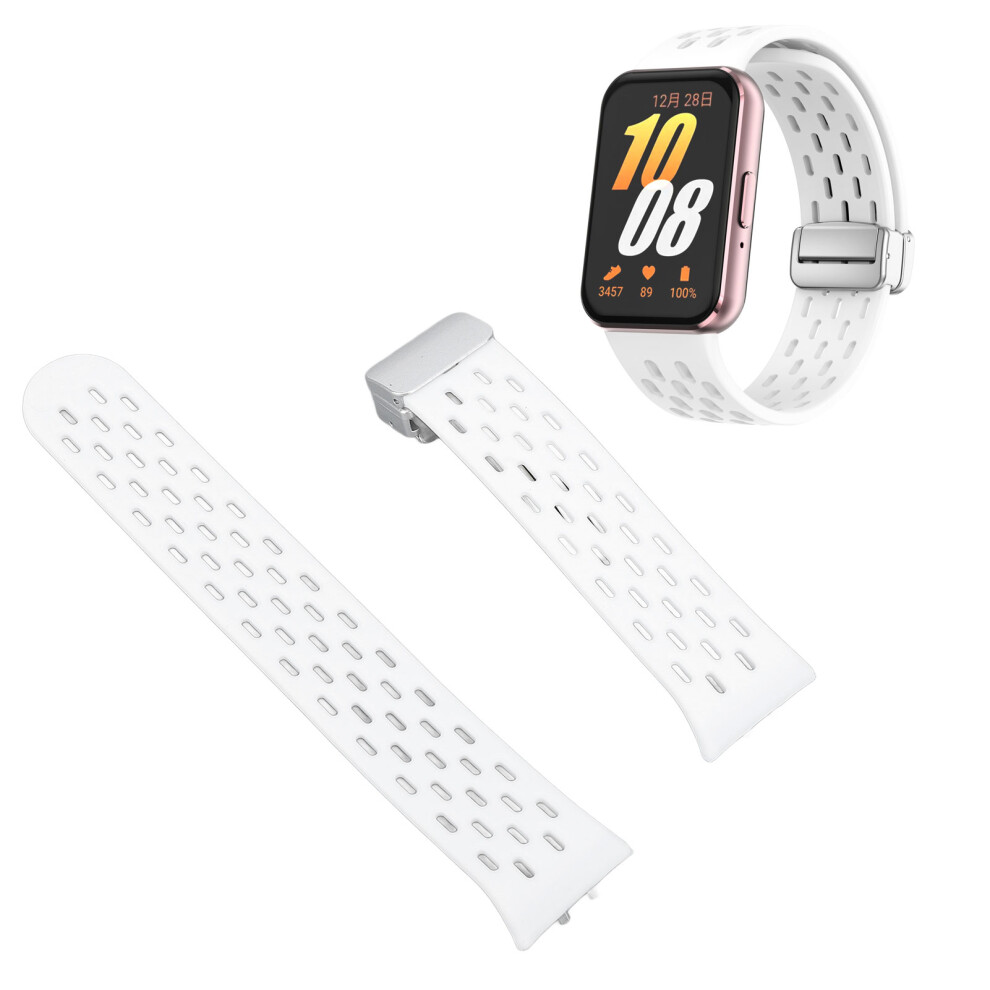 Lightweight Silicone Quick Release Watch Band For Galaxy Fit3 White 8181331262946