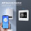Battery-Powered WiFi Thermostat Alexa/Google Compatible LED Display 9