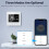 Battery-Powered WiFi Thermostat Alexa/Google Compatible LED Display 8