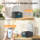 Portable CD Player with Dual Speakers, Bluetooth, 4000mAh Battery 9