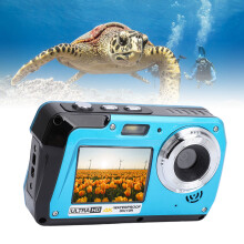 4K Underwater Camera 56MP Dual Screen 11FT Water Resistant Digital Camera