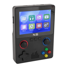 Handheld Retro-Spielkonsole 32GB 3,5" IPS-Bildschirm Schwarz