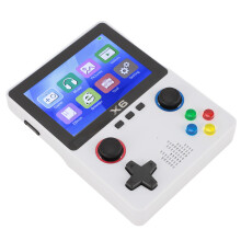 Handheld Retro-Spielekonsole 32 GB, 3,5" IPS-Bildschirm, Weiß