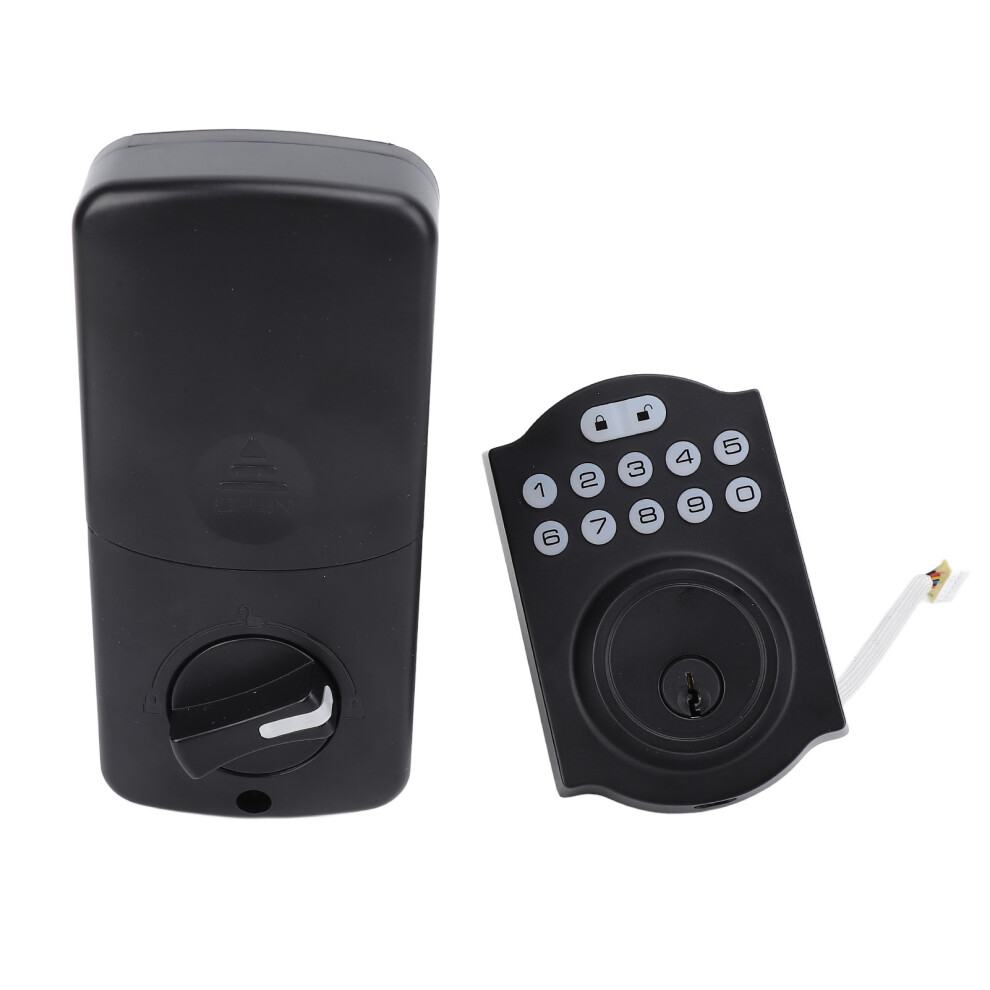 Aluminum Alloy Keypad Lock For 35-50Mm Doors, Auto Lock & Password Security 4941331267853