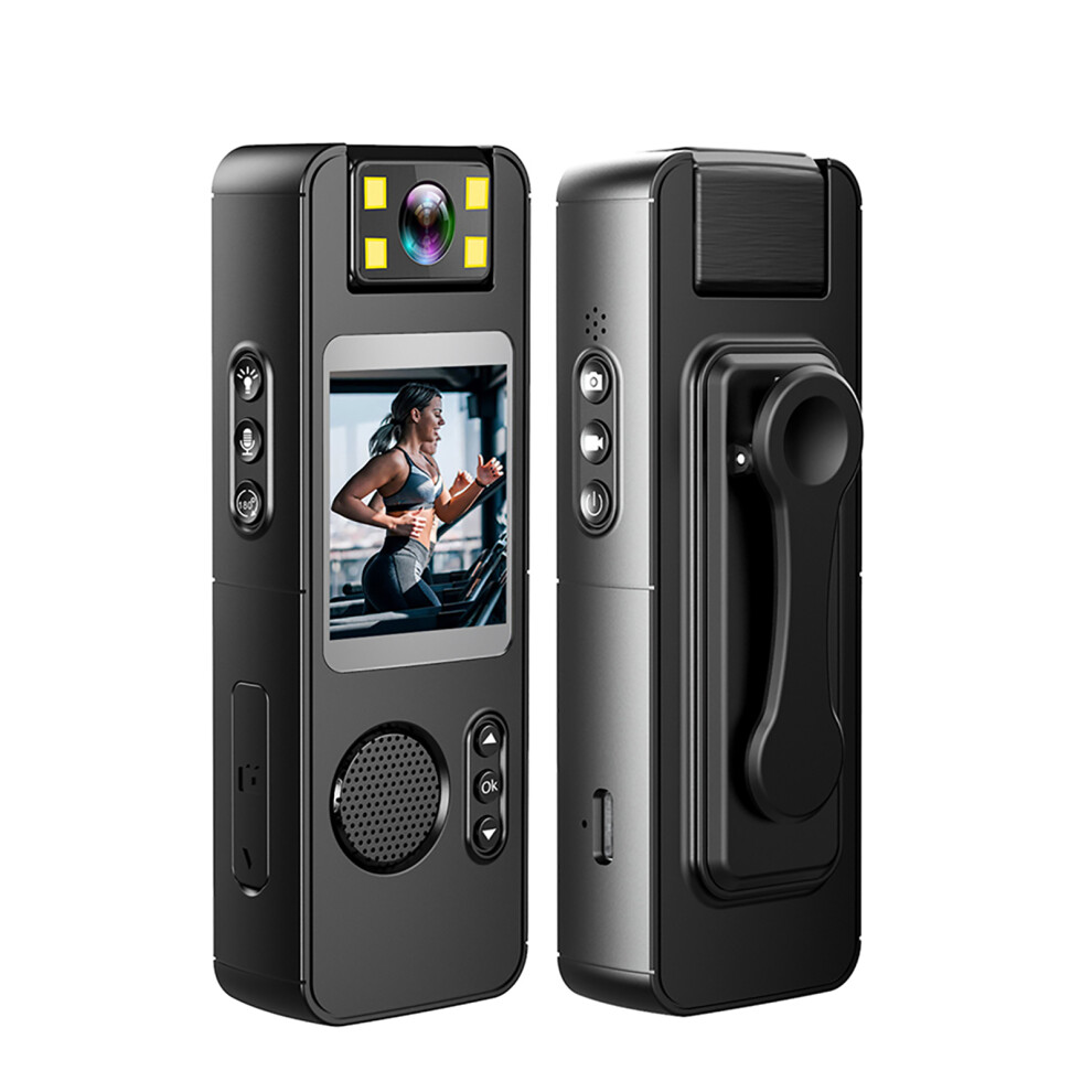 Hd Body Cam With Real-Time Viewing Loop Recording & Back Clip 8431331268500