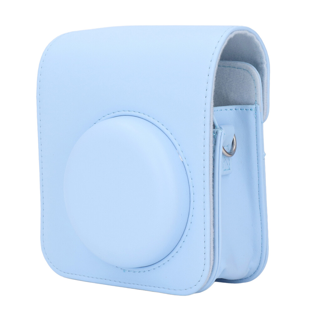 Portable Pu Leather Instant Camera Case For Mini12, Protective Storage Blue 4061331268442