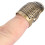 2Pcs Thimbles Metal Finger Protector Shield Ring 15