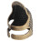 2Pcs Thimbles Metal Finger Protector Shield Ring 14