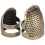 2Pcs Thimbles Metal Finger Protector Shield Ring 4