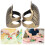2Pcs Thimbles Metal Finger Protector Shield Ring 11